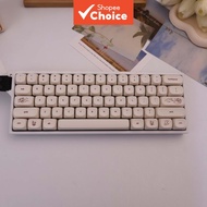 Keycap 125 Keys Minimalist Bear PBT Keycaps MOA Profile Dye-Sublimation Mechanical Keyboard Keycaps 