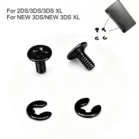 Battery Back Cover Screw For 2DS 3DS LL XL New 3DS NEW 3DSLL/XL Bolt Replacement Shell Screws Mount 