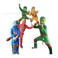 [Halloween Costume Children Halloween Costume] Halloween Clothes Phantom Ninja Costume Set Cosplay S