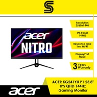 ACER NITRO KG241YU P1 23.8" IPS QHD 144Hz Gaming Monitor