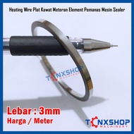 Heating Wire Impulse Sealer Element Heating Plate Meter Width 3mm