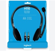 Headset LOGITECH Stereo (H110) Black รับประกัน 2 ปี