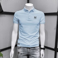 Polo Men's t-Shirt Men's Shirt Short-Sleeved Lapel Polo Slim-Fit Polo Shirt Embroidered Polo Shirt Men Fashion Men's Business Polo Top Men