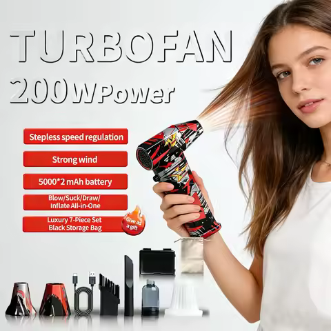 XZ9 800000 RPM Brushless 10000mAh Motor Electric Turbo Jet Fan High-Speed Turbo Violent Fan Recharge
