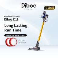 Dibea D18 Classic Cordless Vacuum Cleaner Handheld Stick with LED Light