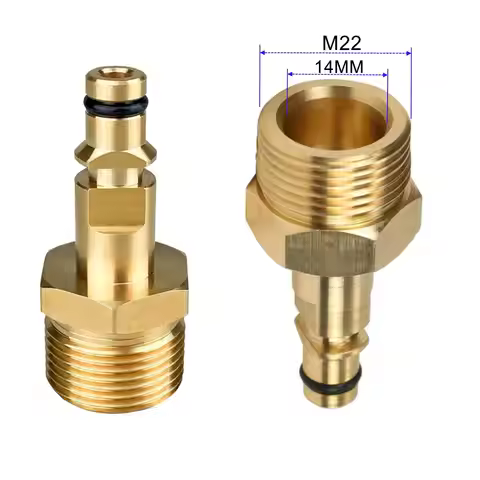 M22 Adaptor For Converting High Pressure Wash Hose To Karcher K Series Wash Gun Connector