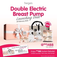 LAUNCHING DEAL:HEGEN ELECTRIC DOUBLE BREASTPUMPX PETUNIA PICKLE DELUXE KIT (instant rebate with limi
