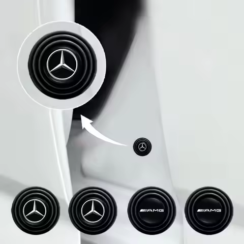 4/12Pcs Car Door trunk Soundproof Shockproof Buffer Cushion Pad Fit For Mercedes Benz AMG A C E W204