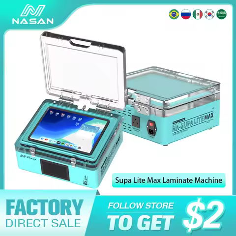 NASAN SUPA LITE MAX LCD Screen Vacuum Laminate Machine for 15 inches Phone iPad Watch Flat Curved Sc