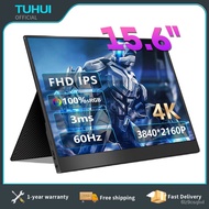 TUHUI 15.6 Inch Gaming Portable Monitor 4K 3840*2160P FHD 100%sRGB 600Cd/m² HDR Display for PS4 Laptop Xbox Switch one P