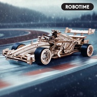 [Local Stock] Robotime-ROKR 3D Puzzle Toys Wooden Puzzle Adult Birthday Gift F1 Racing Car LK505