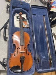 Violin with Case and Bow - Dominant Strings