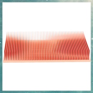 Pure Copper Heatsink 100X50X15mm Skiving Fin Heat Sink Radiator for Electronic RAM Chip LED VGA Cool