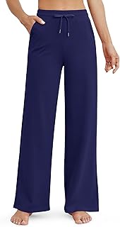 G4Free Yoga Pants Wide Leg Sweatants Loose Casual Lounge Athleisure Pants Drawstring Athletic Workou
