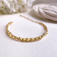 【十一月生日石】黃水晶 | 雙層水晶手鍊