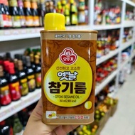 現貨 韓國Ottogi sesame oil 不倒翁純正芝麻油450ml