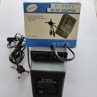 E-SAFE AC/DC ADAPTOR 1000mA