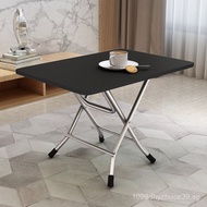 Simple Dining Table Folding Table Portable Small Square Table Stall Square Simple Dining Table Home 