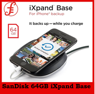 SanDisk 64GB iXpand Base for iPhone Charging and Backup - SDIB20N-064G-GN9KN