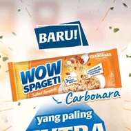 Wow Spageti Creamy Carbonara - Pasta Spageti Instan Premium Baru