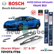 Toyota 86 FT86 Car Front Wiper A Pair Of BOSCH ADVANTAGE 22" & 20" ORIGINAL