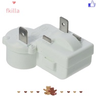 FKILLA Over Load Protector, 2Pin White Compressor Starter Relay, Durable Metal 1.77x1.26x1.07inch Pl