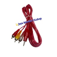 TRANSPARENT 3-1 RCA CABLE - 3 TO 1 RCA CABLE
