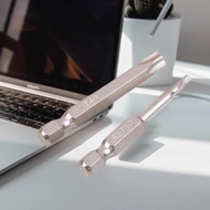 [MAKY] 7 Pcs S2 Magnetic Star Screw Driver 5 Point Screwdriver Bits 50mm 1/4" Hex Shank T10 T15 T20 