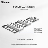 SONOFF M5 SwitchMan Switch Frame 2/3/4 Gang Adapted for M5-80 Smart Wall Switch Easy to Install PC V