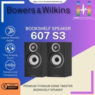 wers&Wilkins 607 S3 Bookshelf Speaker (5 Years Warranty) In Stock | Cash & Carry Now! (USUAL: $1461)