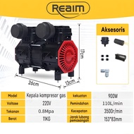 REAIM Kepala Kompresor Angin Oil Free Air Compressor Kepala Kompresor / Air Head Compressor