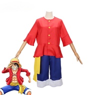 ZST One Piece Luffy Costume Monkey Luffy New World Costume Outfits for Halloween Cosplay