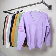 CARDIGAN RAJUT WANITA / KARDIGAN 7 KANCING POLOS / OUTER KNIT RAJUT / SOFT SPANDEK BUKAN WOOL