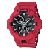 Casio G-Shock Red Black Analog Digital Illuminator Sports Men's Watch GA-700-4A