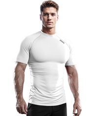 DRSKIN 3, 2 or 1 Pack Men's Compression Shirt Short Sleeve Top Baselayer Sports T-Shirt Athletic Run