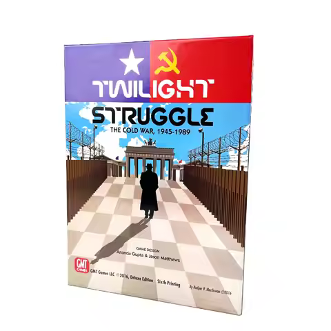 Twilight Struggle Cold War Strategy Board Game 2 Players - Epic 3-Hour Historical Simulation for Adu