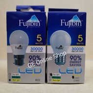 Fujibin 5w LED Bulb B22 / E27 Red / Warm White / Daylight