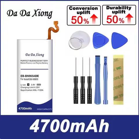 High Capacity Battery For Samsung Galaxy Note9 Note 9 EB-BN965ABE N9600 SM-N9600 SM-N960F 4700mAh Ph