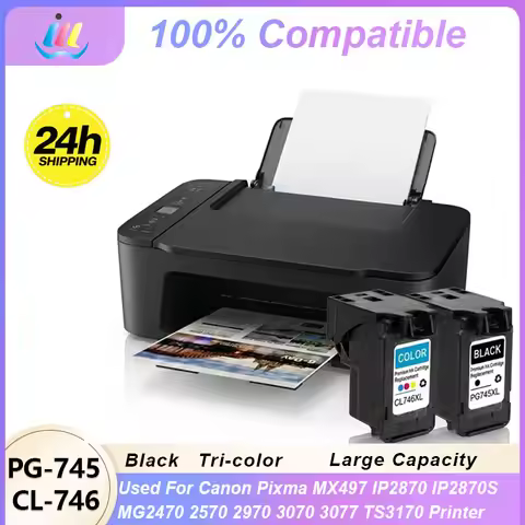 Ink Cartridge PG745 CL746 745XL 746XL Compatible for Canon Pixma MG2470 MG2570 MG2970 IP2870 IP2872
