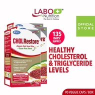 [3 Boxes] LABO Nutrition CHOLRestore Red Yeast Rice - Cholesterol Triglyceride Blood Lipid Cardiovas