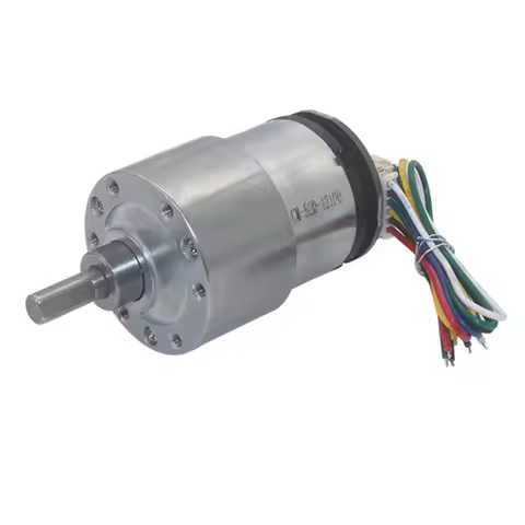 JGB37-520 DC 6V 12V 24V Max 35kg.cm High Torque Worm Gear Motor With Encoder
