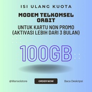 Voucher Paket Data Telkomsel Orbit 100GB / Kuota Internet Telkomsel