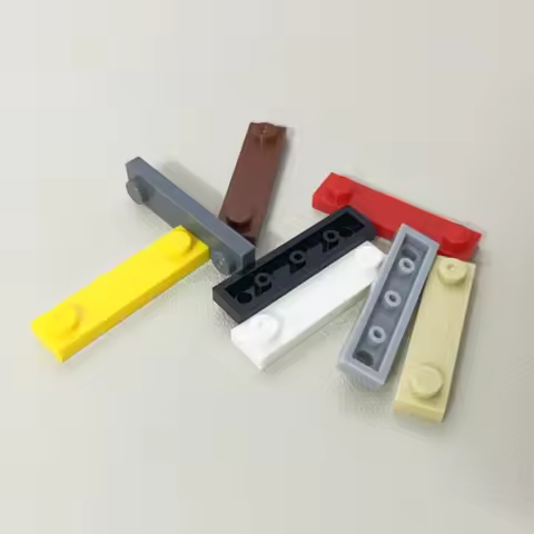 92593 Modified 1 x 4 with 2 Studs Bricks Collections Bulk Modular GBC Toys For Technical MOC DIY Bui
