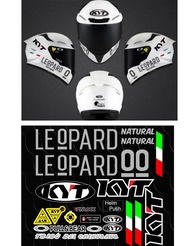 sticker hlem kyt leopard / stiker helem kyt leopard / variasi hlem