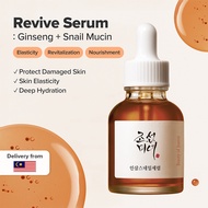 Beauty of Joseon Revive Serum : Ginseng + Snail Mucin 30ml  Anti Aging Firming untuk Kedut & Hilang 