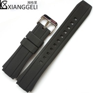 Watch Accessories Applicable to for Casio EF-552 Rubber Strap Men's Outdoor Sports Casual Fashion Silicone Watch Band