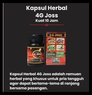 4 G Joss Herbal Stamina Pria Dewasa Original 100% Good Product