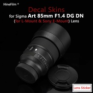 Bagong bersyon Sigma 85 F1.4 Lens · Sticker Protective Skins for Sigma 85mm f/1.4 DG DN Art for Sony