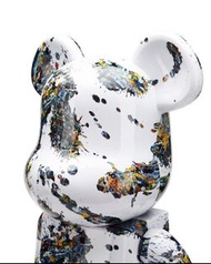 限時優惠 Medicom Toy BE@RBRICK 1000% 塗鴉 BE@RBRICK 潑墨 藝術擺設 Jackson Pollock Studio Splash 1000%