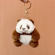 Đồ Chơi Treo Hình Gấu Trúc Panda Base Faux Fur Mochi Keychain Toy Quần Đùi Quần Áo Đồ Chơi Cho Trẻ E